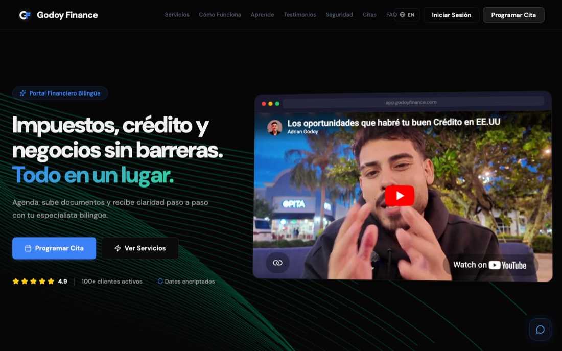 Godoy Finance - Portal Financiero Bilingüe