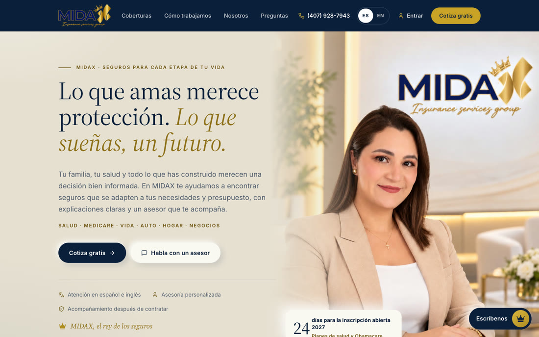 MIDAX Insurance Services Group - Agencia de seguros en Kissimmee, Florida